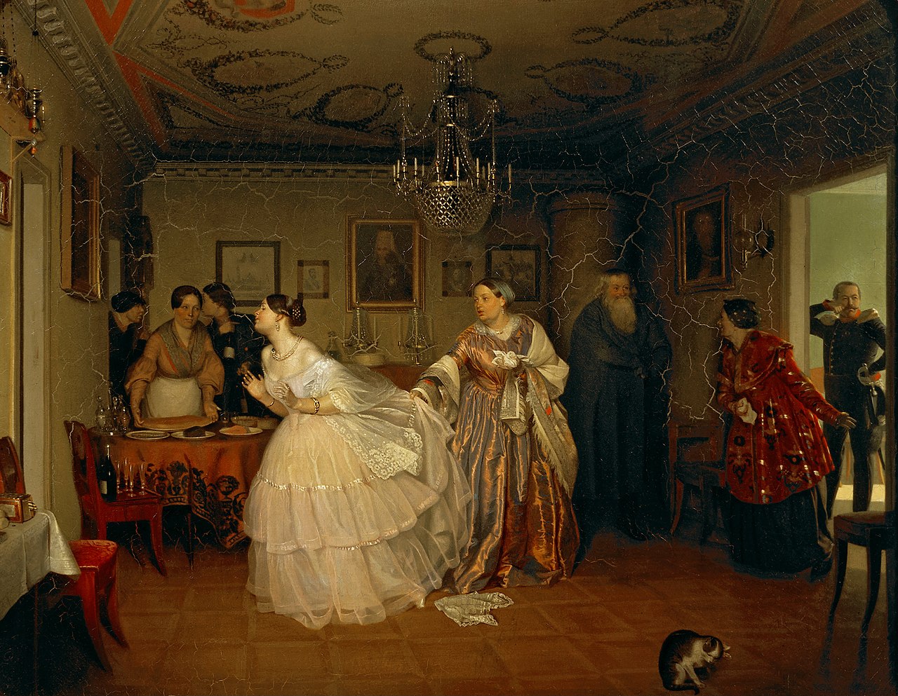 Major's marriage proposal by Pavel Fedotov