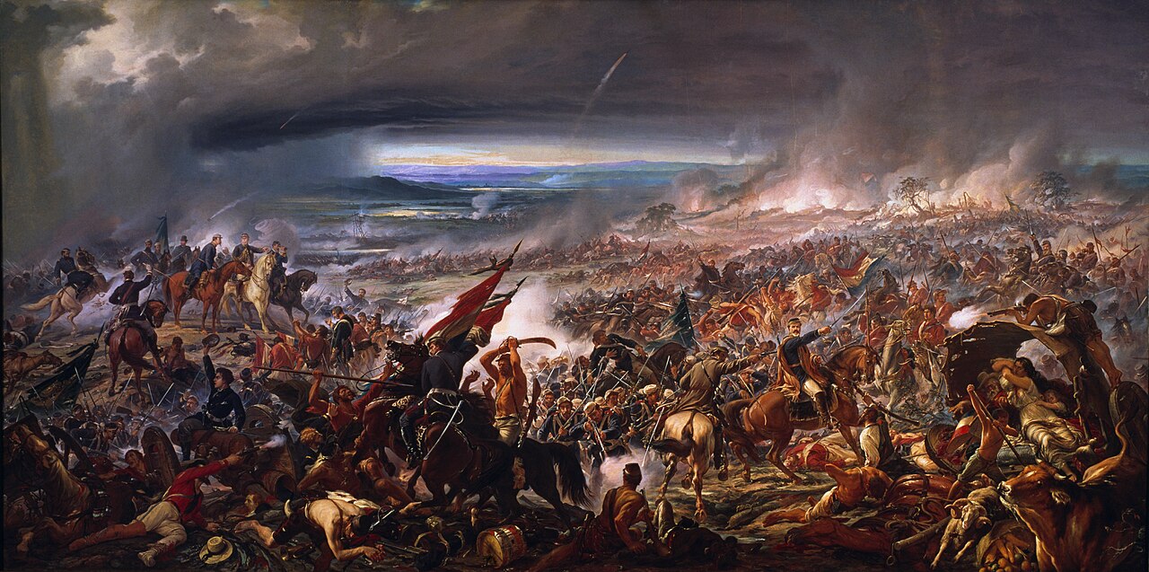 The Battle of Avaí by Pedro Américo