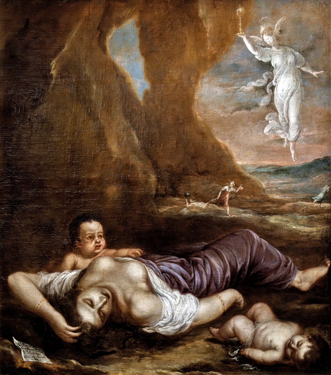 The Allegory of the Plague by Pedro Atanasio Bocanegra