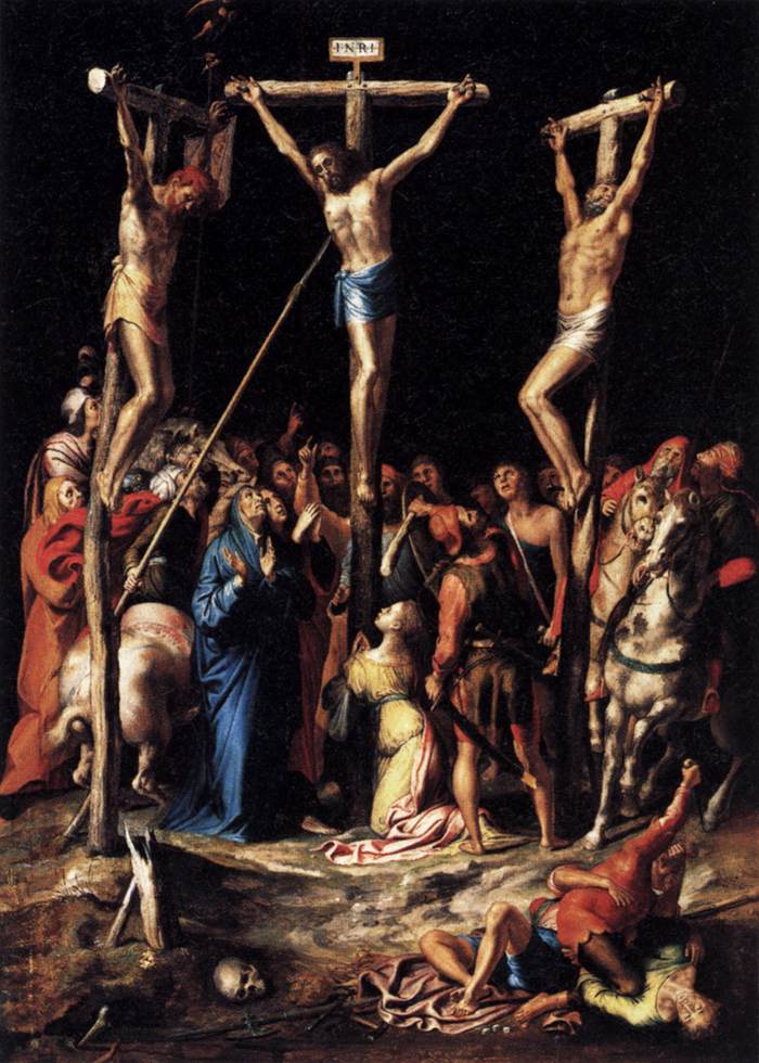 The Crucifixion by Pedro de Campaña
