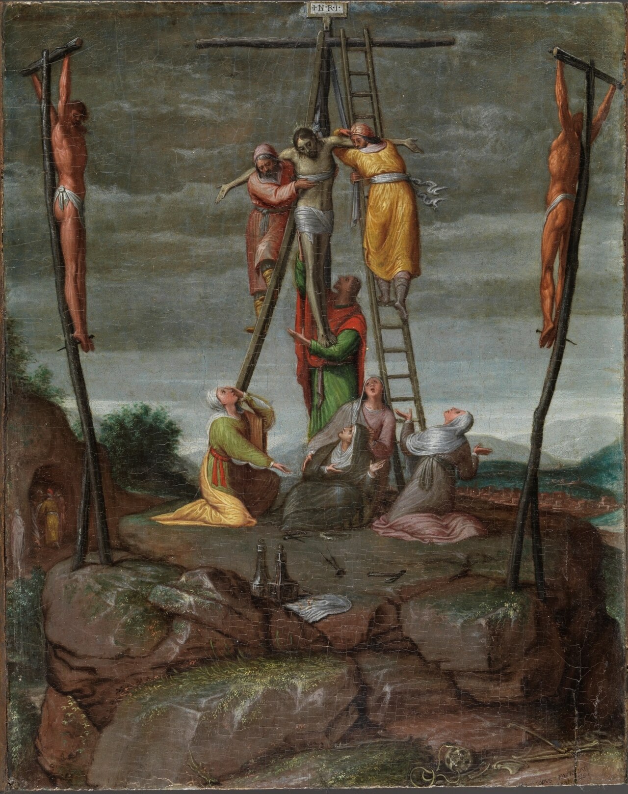 The Descent from the Cross by Pedro de Campaña
