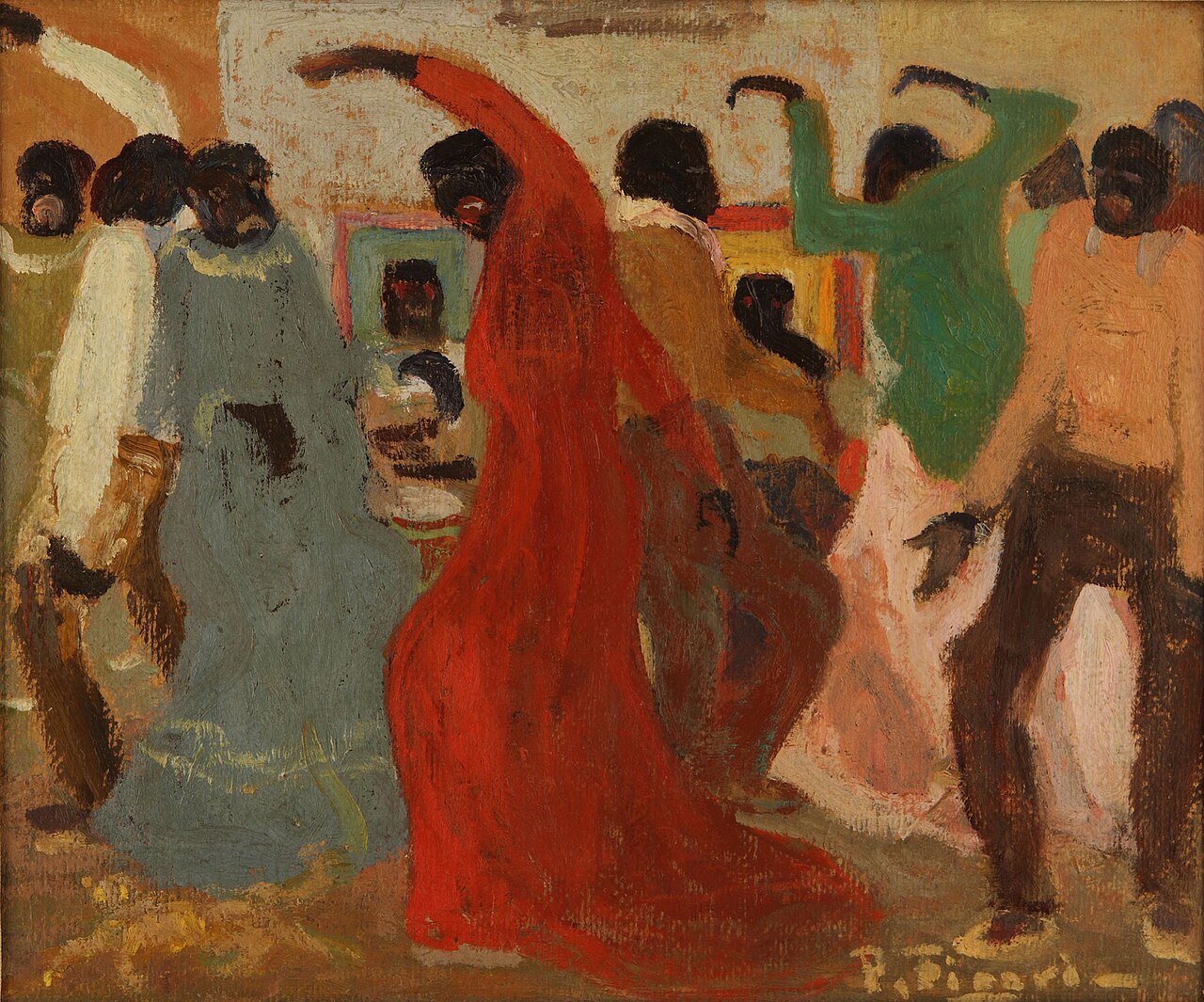 Candombe carnival by Pedro Figari