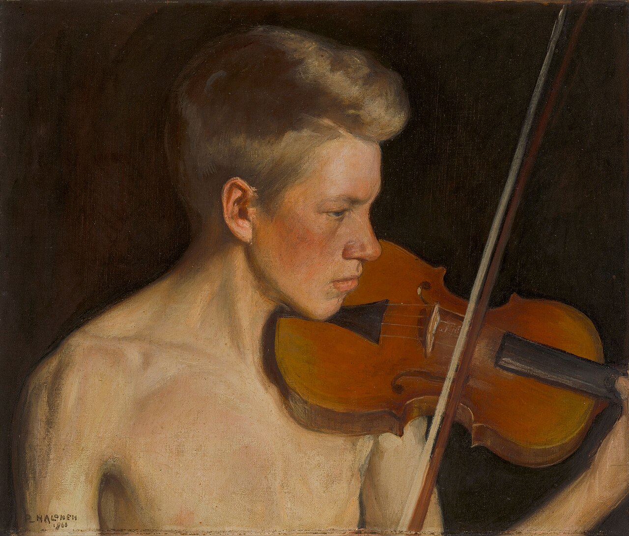 The Violinist by Pekka Halonen