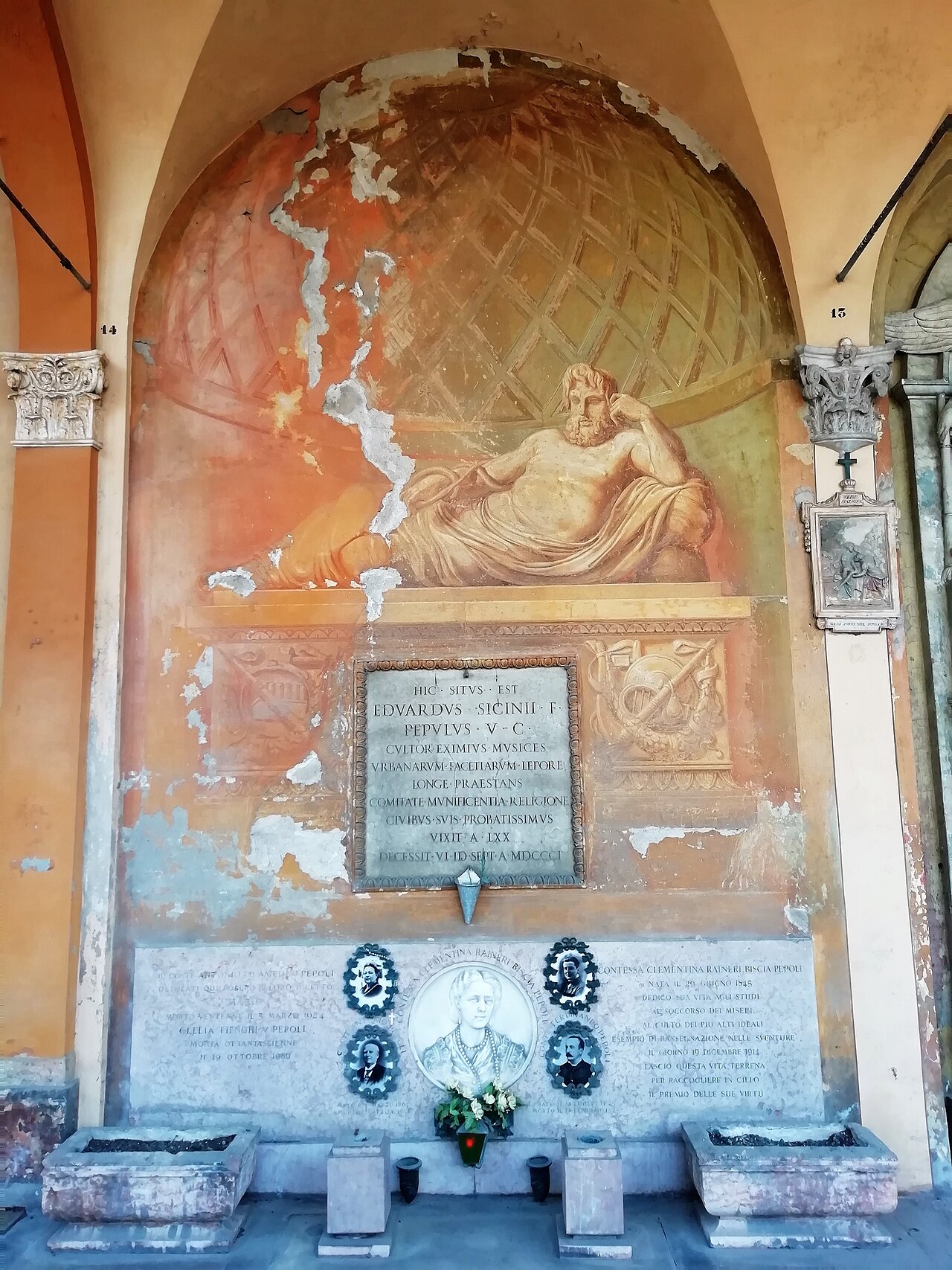 Grave of Pepoli by Pelagio Palagi