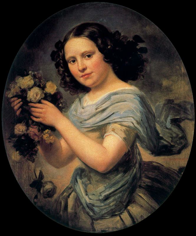 Portrait of Ana Phillips by Pelegrí Clavé
