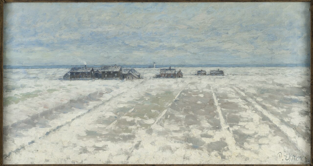Winter Landscape. Öland Scene by Per Ekström