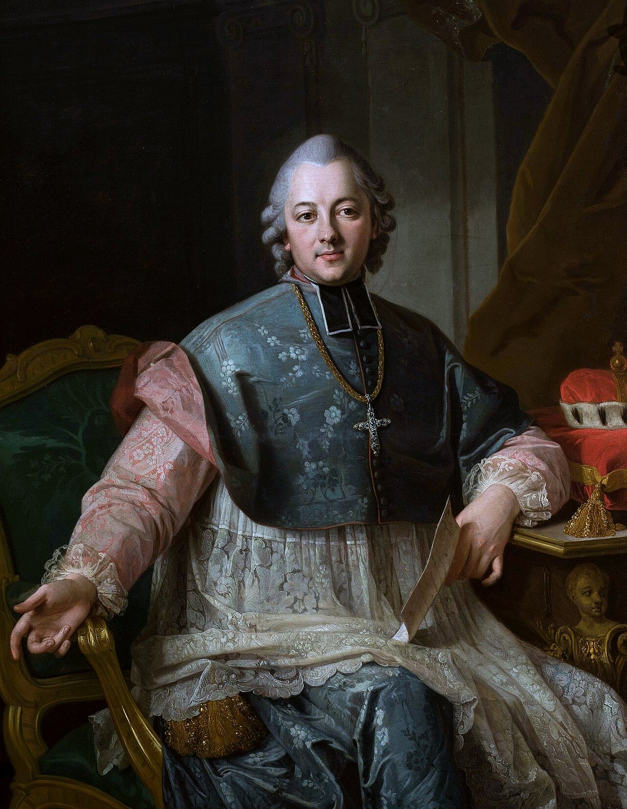 Portrait of Ignacy Krasicki by Per Krafft the Elder