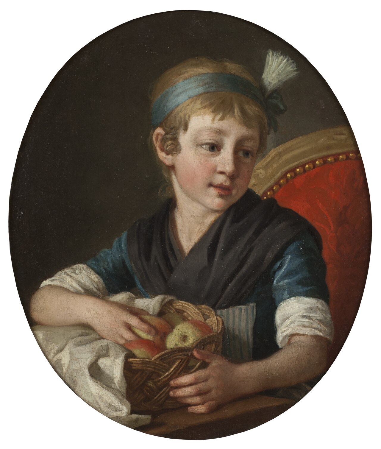 The Artist's Daughter Wilhelmina by Per Krafft the Elder