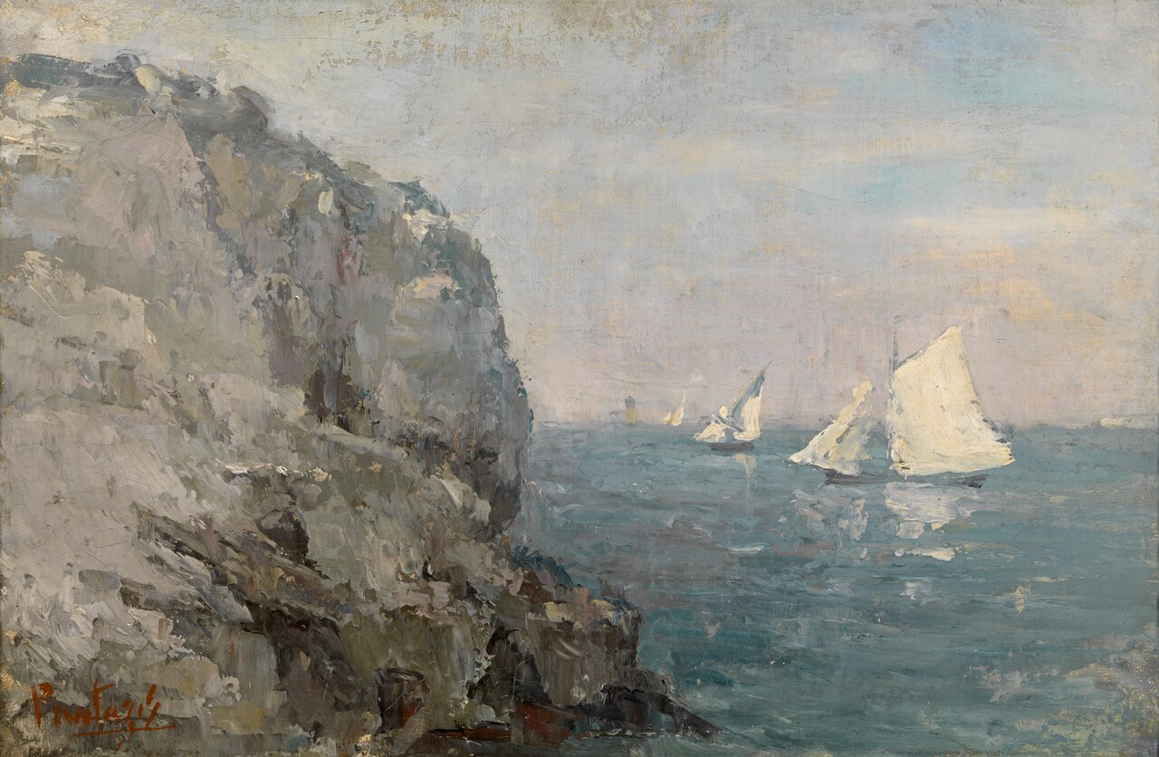 The Cliff by Périclès Pantazis