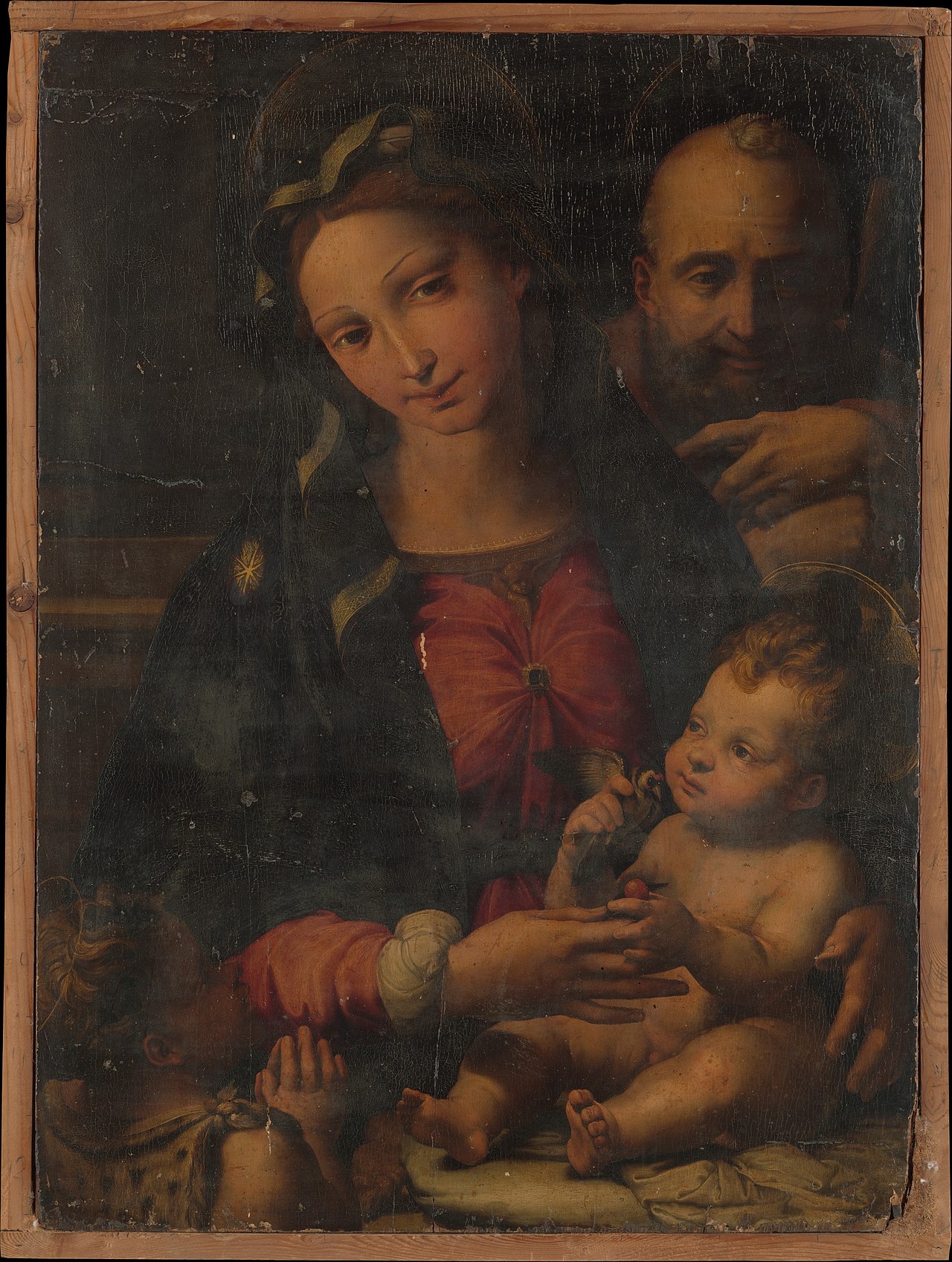 The Holy Family with the Infant Saint John the Baptist by Perino del Vaga