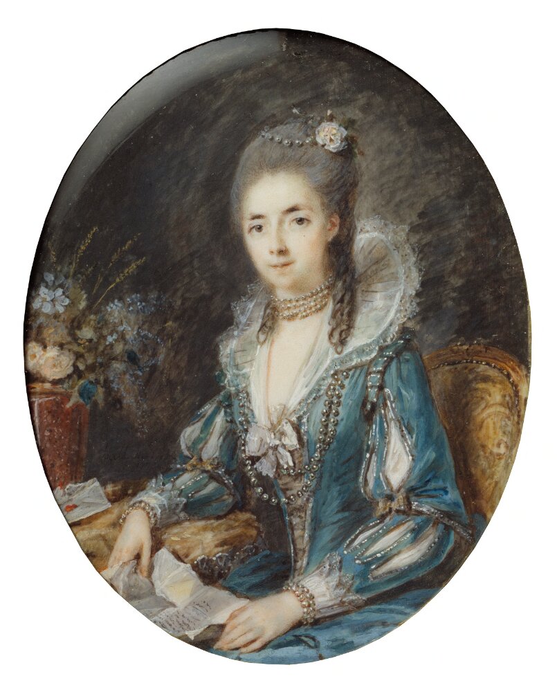 Sophie Jeanne Armande Septimanie de Vignerot du Plessis, duchesse de Richelieu, 1740-1773, née comtesse d'Egmont Pignatelli by Peter Adolf Hall