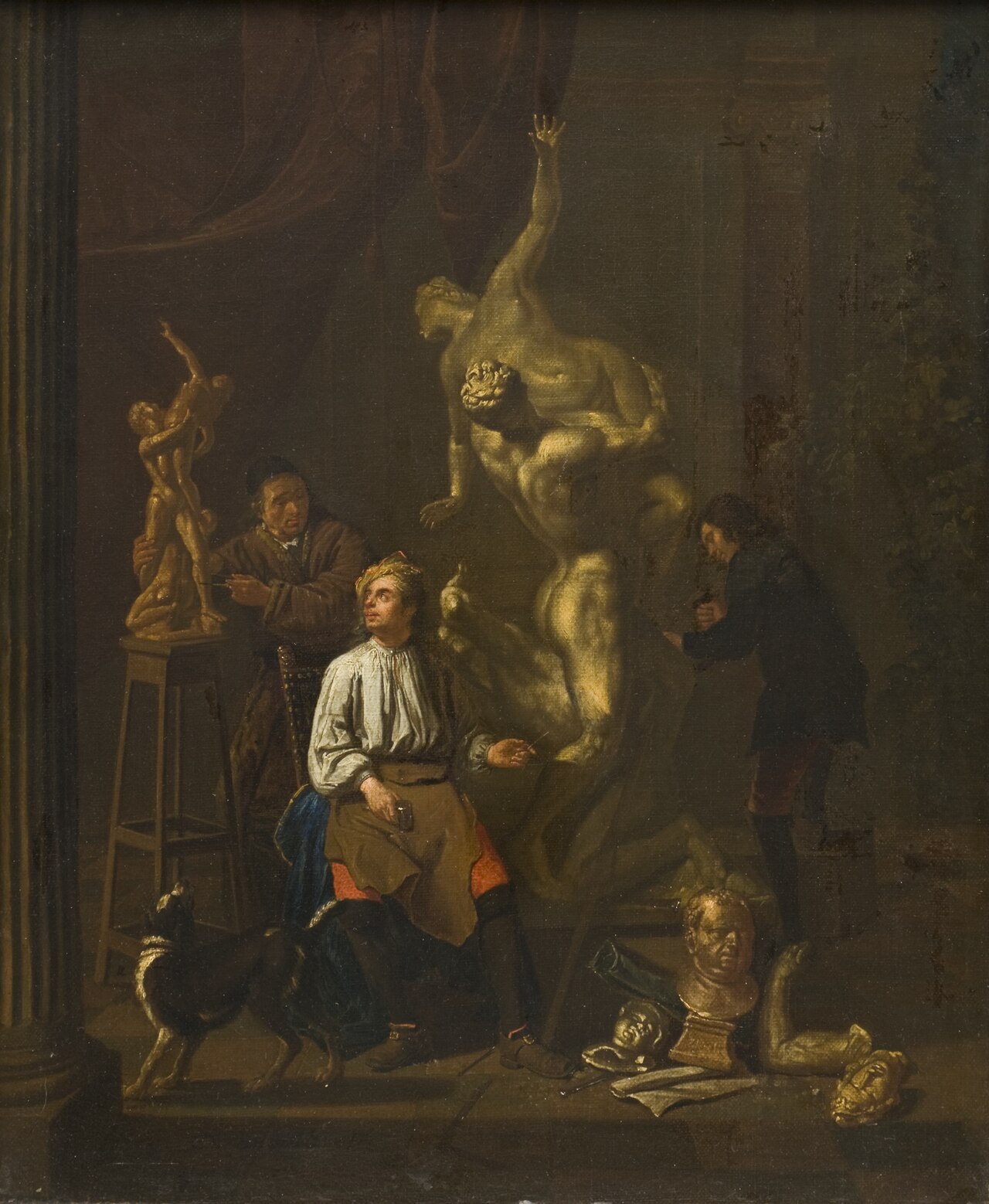 A Sculptor's Studio by Peter Angellis