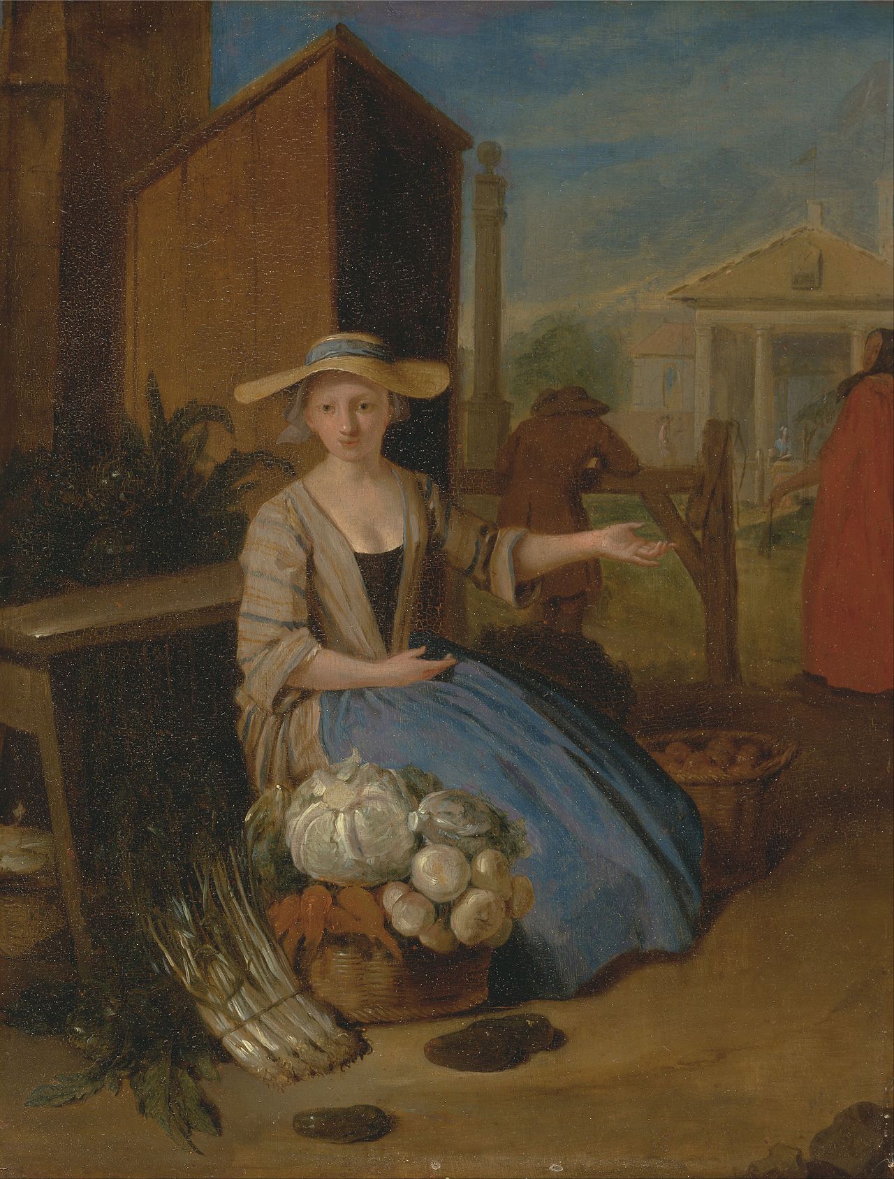 Vegetable Seller, Covent Garden by Peter Angellis