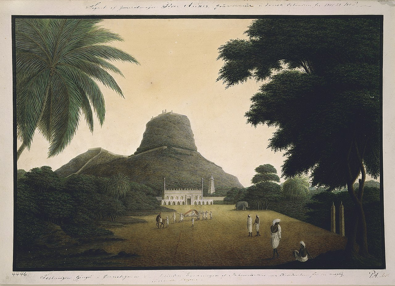 The fortress of Gingee in Karnatik by Peter Anker