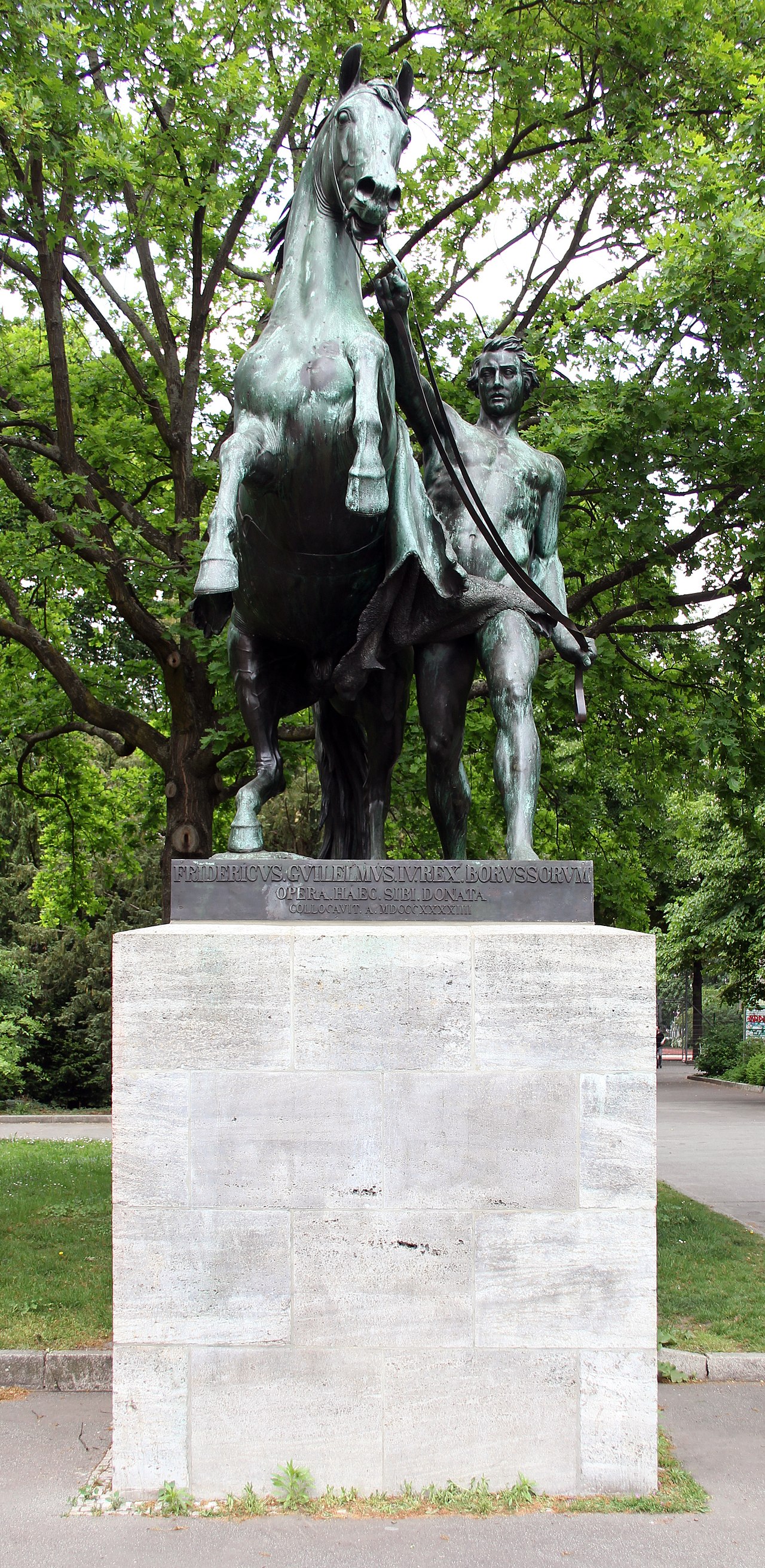 Horse Tamer, northern part by Peter Clodt von Jürgensburg