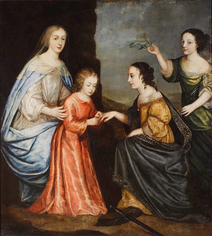 The Mystical Marriage of Saint Catherine by Peter Danckerts de Rij