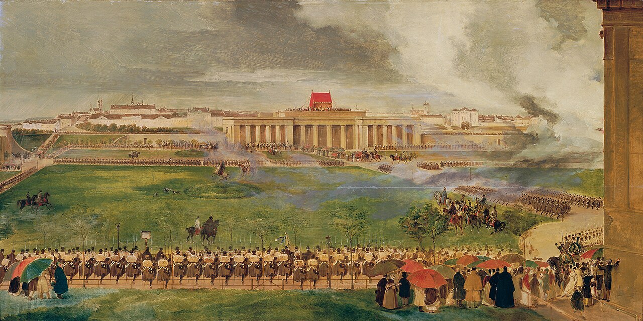 The Field Fair on the Outer Burgplatz on 13 April 1826 by Peter Fendi