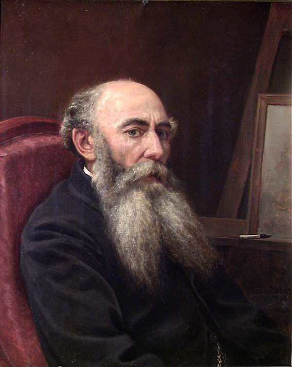 Portrait of the Painter Hans Johan Frederik Berg by Peter Nicolai Arbo
