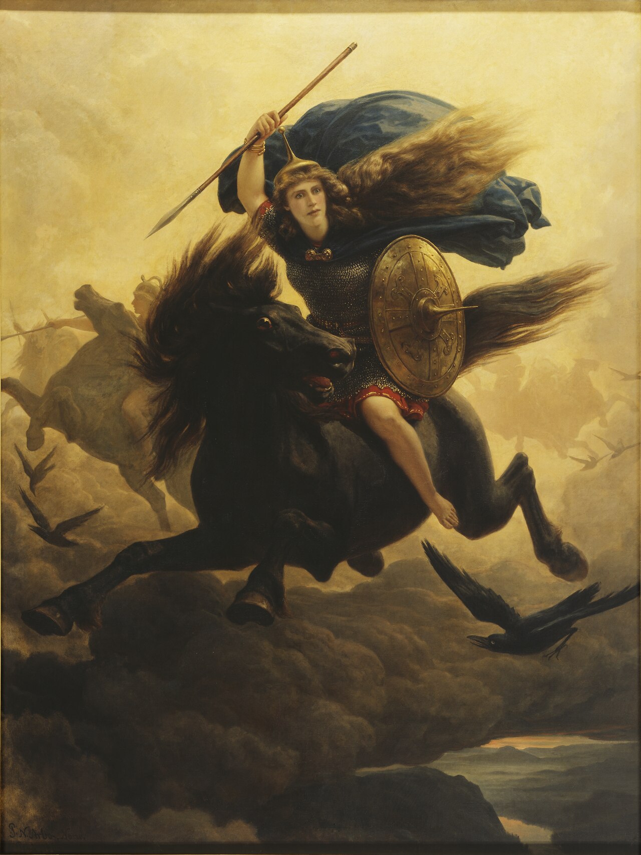 Valkyrie by Peter Nicolai Arbo