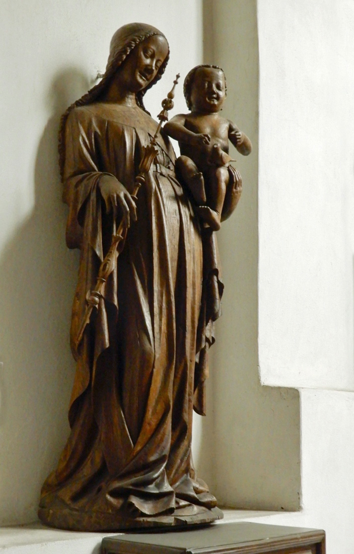 Madonna with the sparrow by Peter Parler