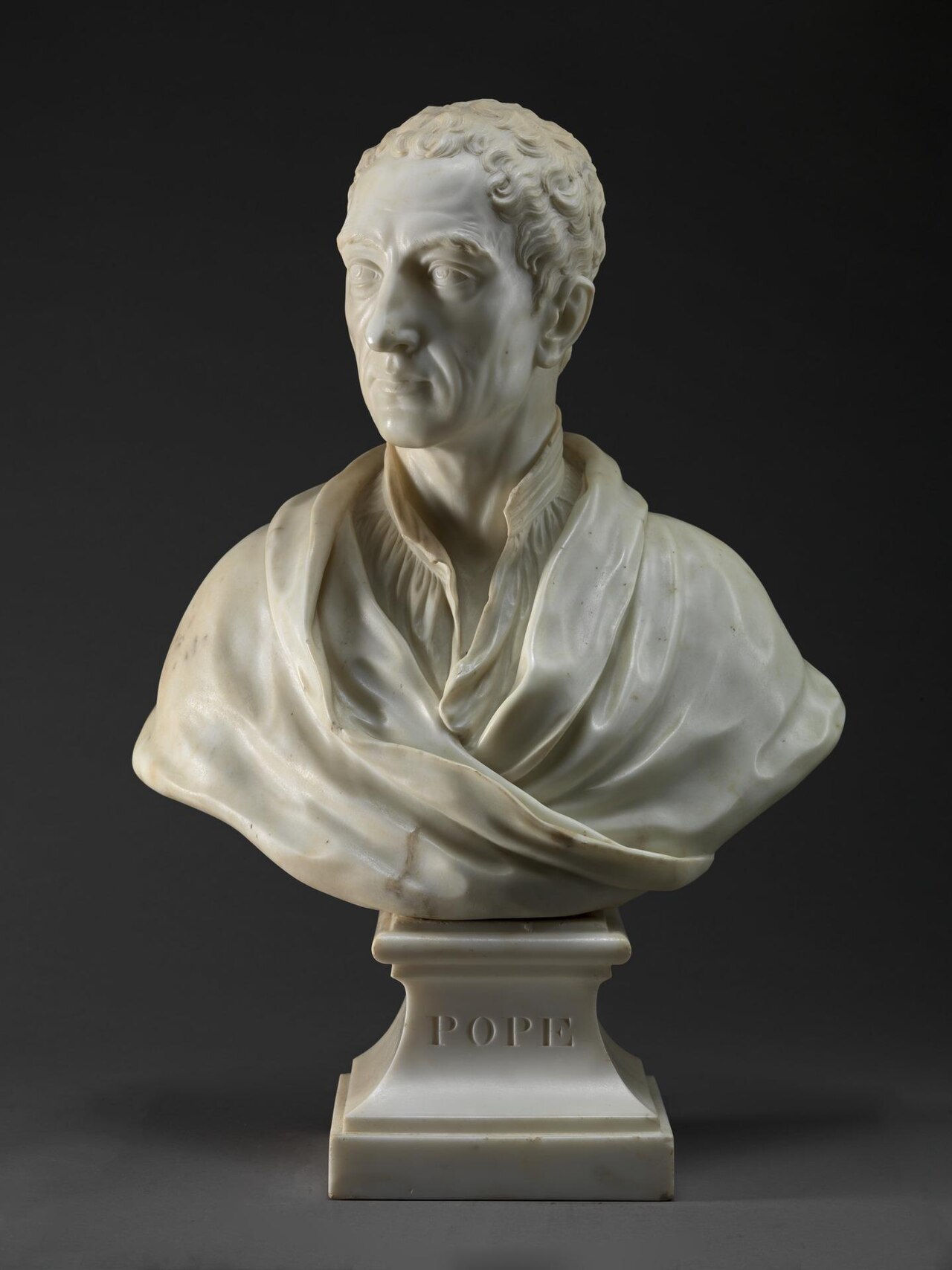 Alexander Pope by Peter Scheemakers