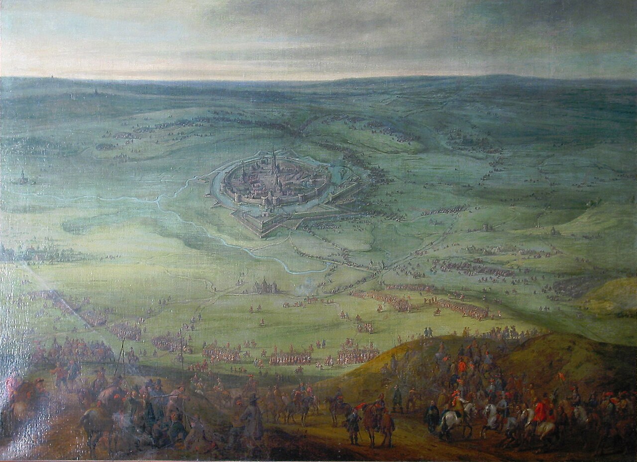 The siege of Lens by Peter Snayers