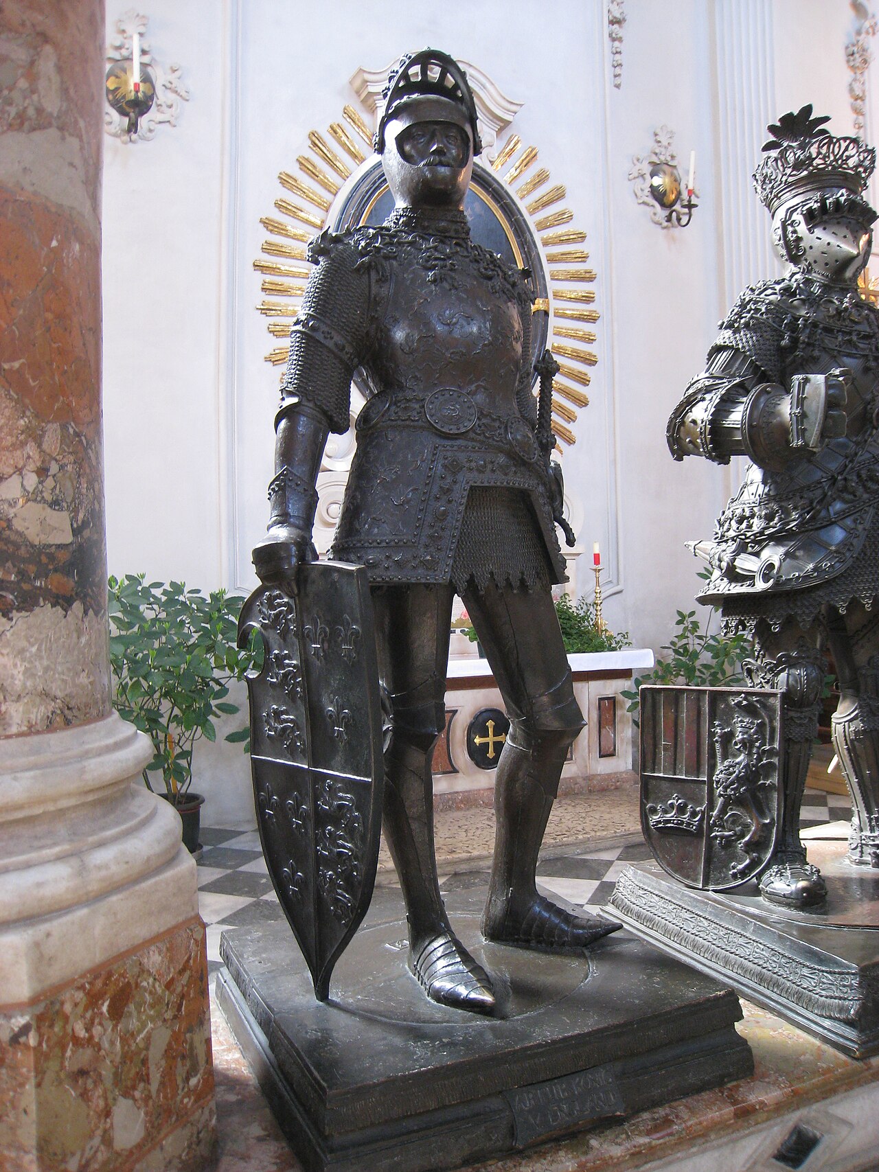 King Arthur of England by Peter Vischer the Elder