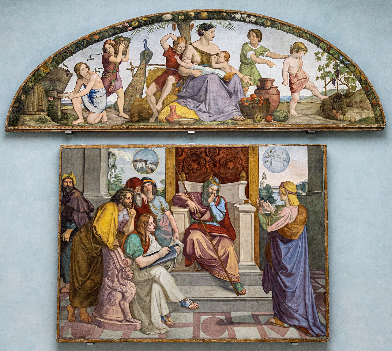 Frescoes from the Casa Bartholdy in Rome by Peter von Cornelius