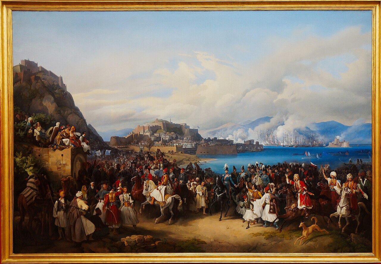 The Entry of King Othon of Greece into Nauplia by Peter von Hess