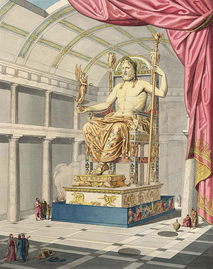 Statue of Zeus at Olympia by Phidias