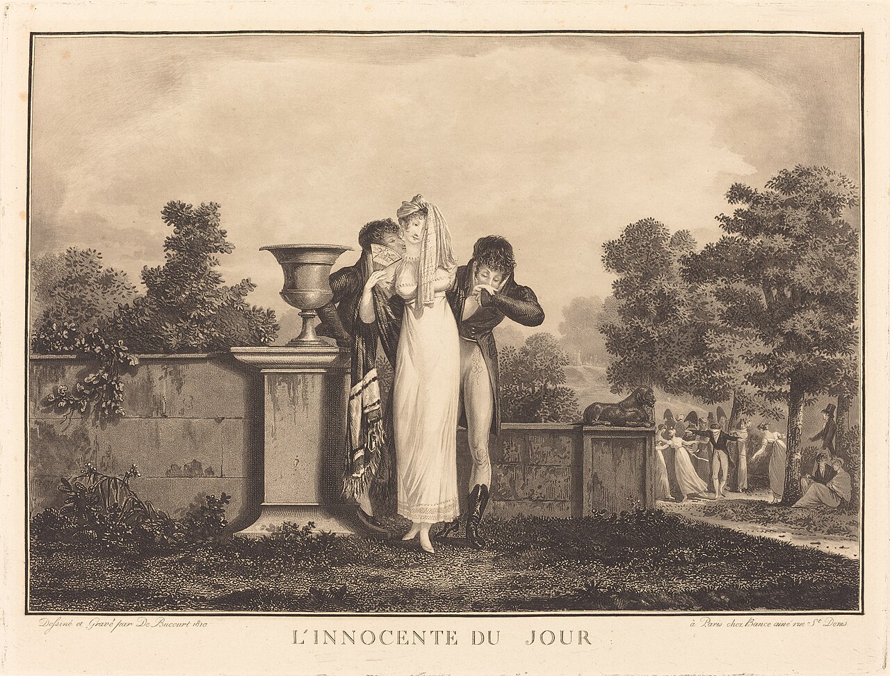 L'Innocente du Jour by Philibert-Louis Debucourt