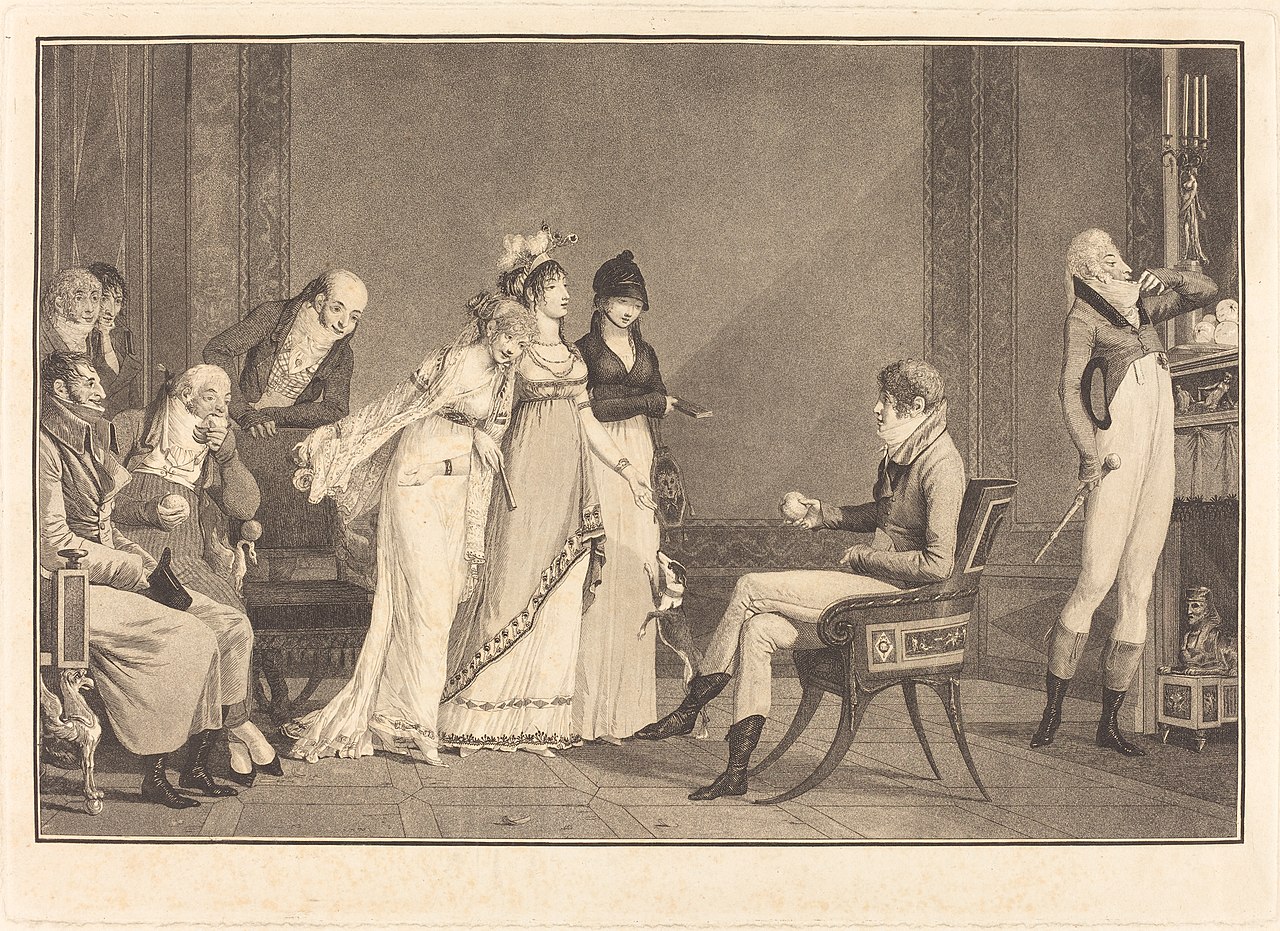 L'Orange, ou le moderne Jugement de Paris by Philibert-Louis Debucourt