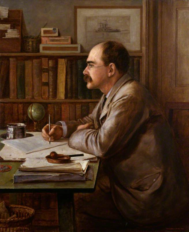 Rudyard Kipling by Philip Burne-Jones