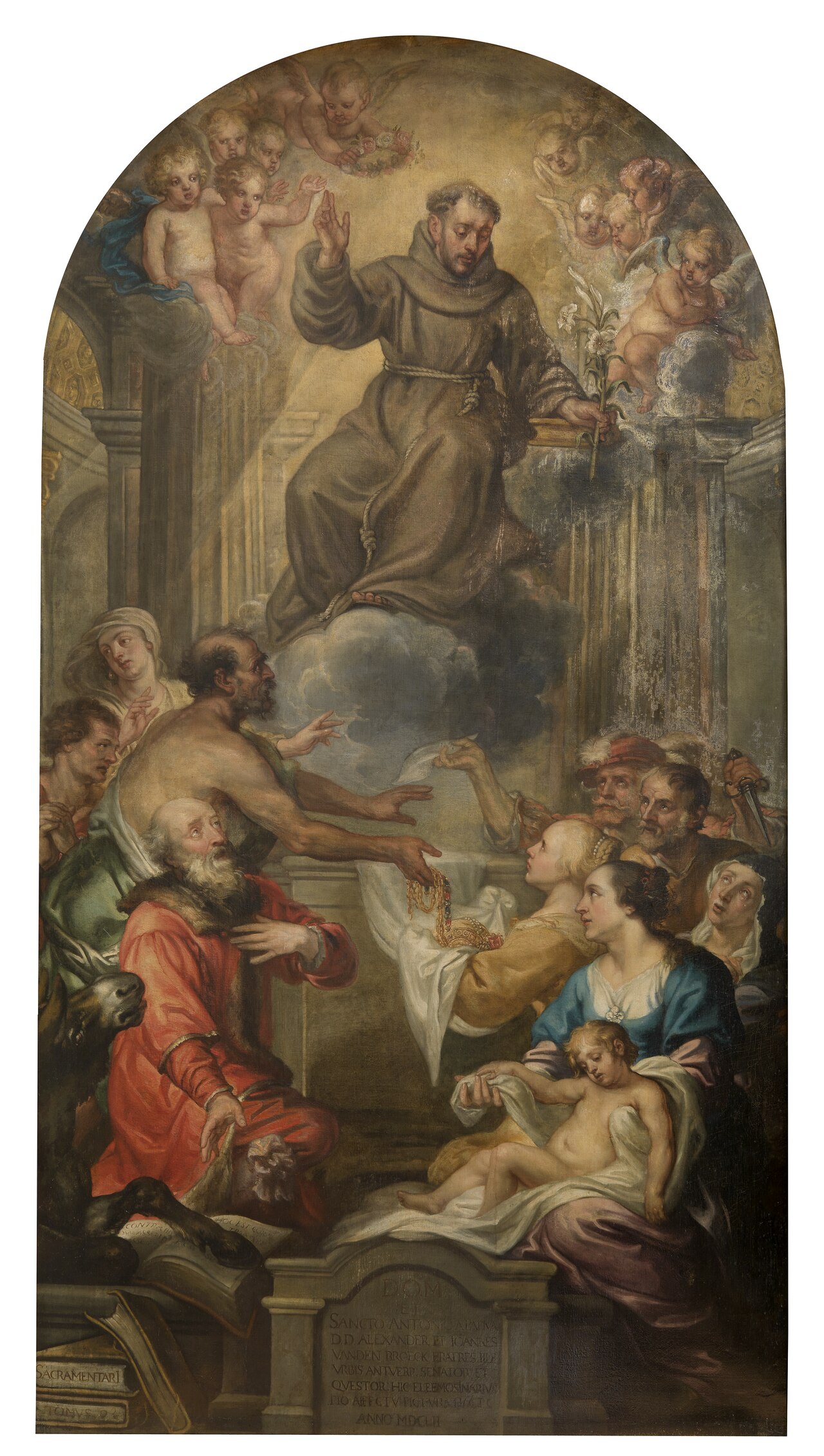 The Apotheosis of Saint Antony of Padua by Philip Fruytiers