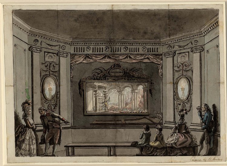 Eidophusikon by Philip James de Loutherbourg