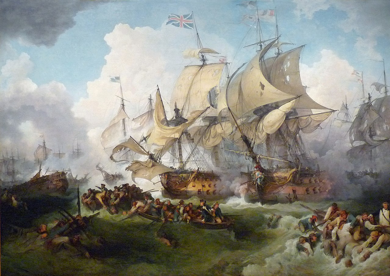 Lord Howe's action, or the Glorious First of June by Philip James de Loutherbourg