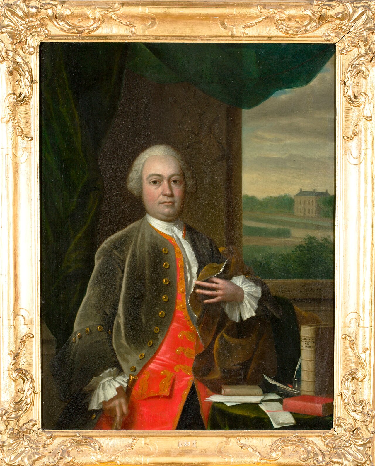Portrait of Johan Gualtherus van der Poort (1713-1784) by Philip van Dijk
