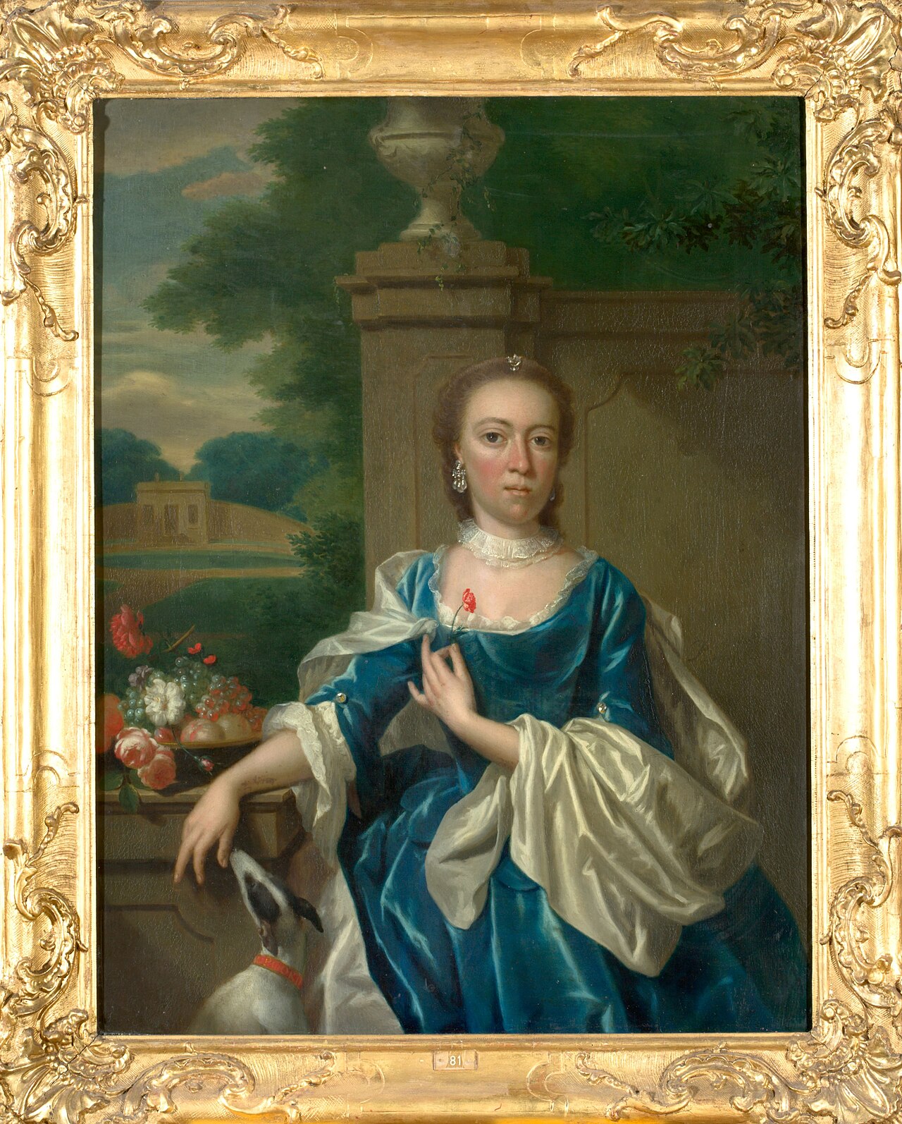 Portrait of Johanna Susanna van der Mandere (1714-1793) by Philip van Dijk