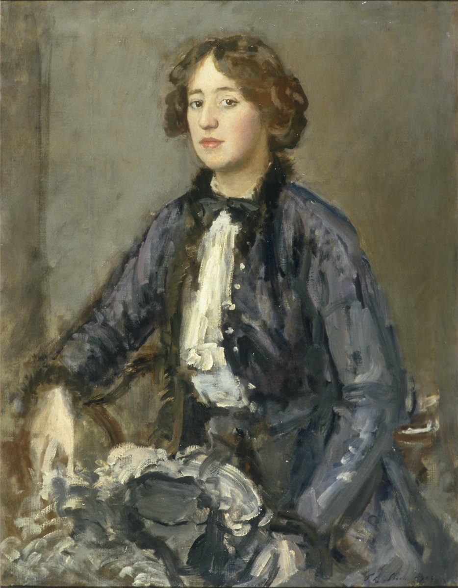 Mabel Elizabeth Hammersley, née Lilford (b.c.1888), Mrs Hugh Hammersley by Philip Wilson Steer