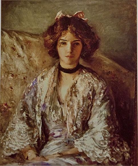 Portrait of Miss Ethel Warwick by Philip Wilson Steer