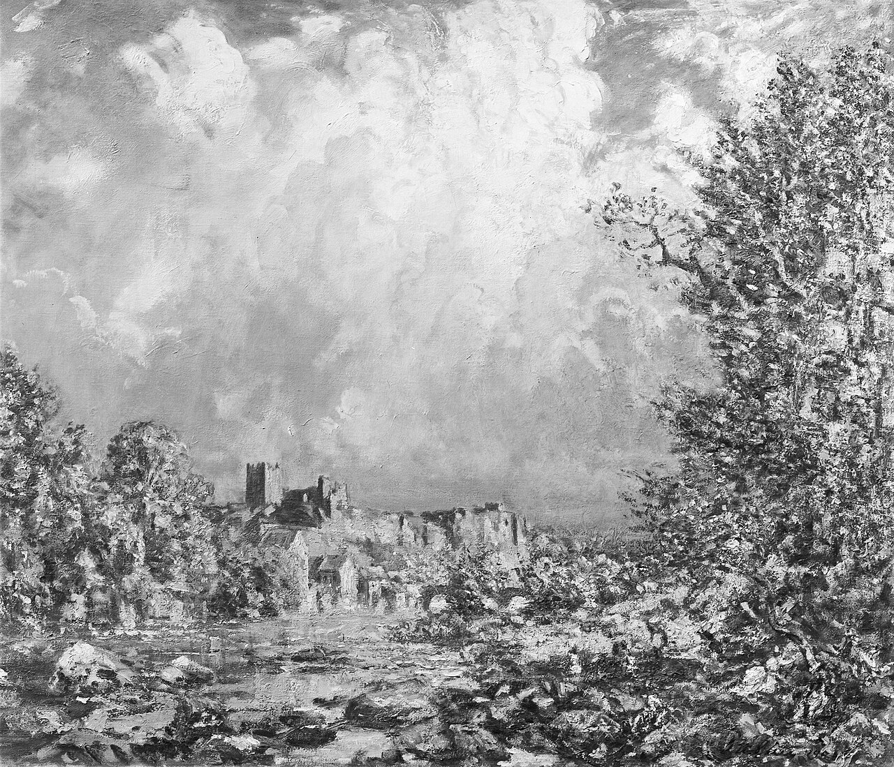 Richmond Castle, Yorkshire by Philip Wilson Steer