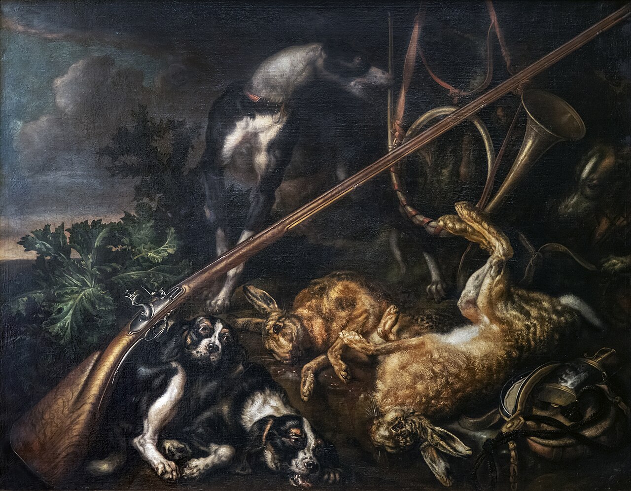 Hunting attributes by Philipp Ferdinand de Hamilton