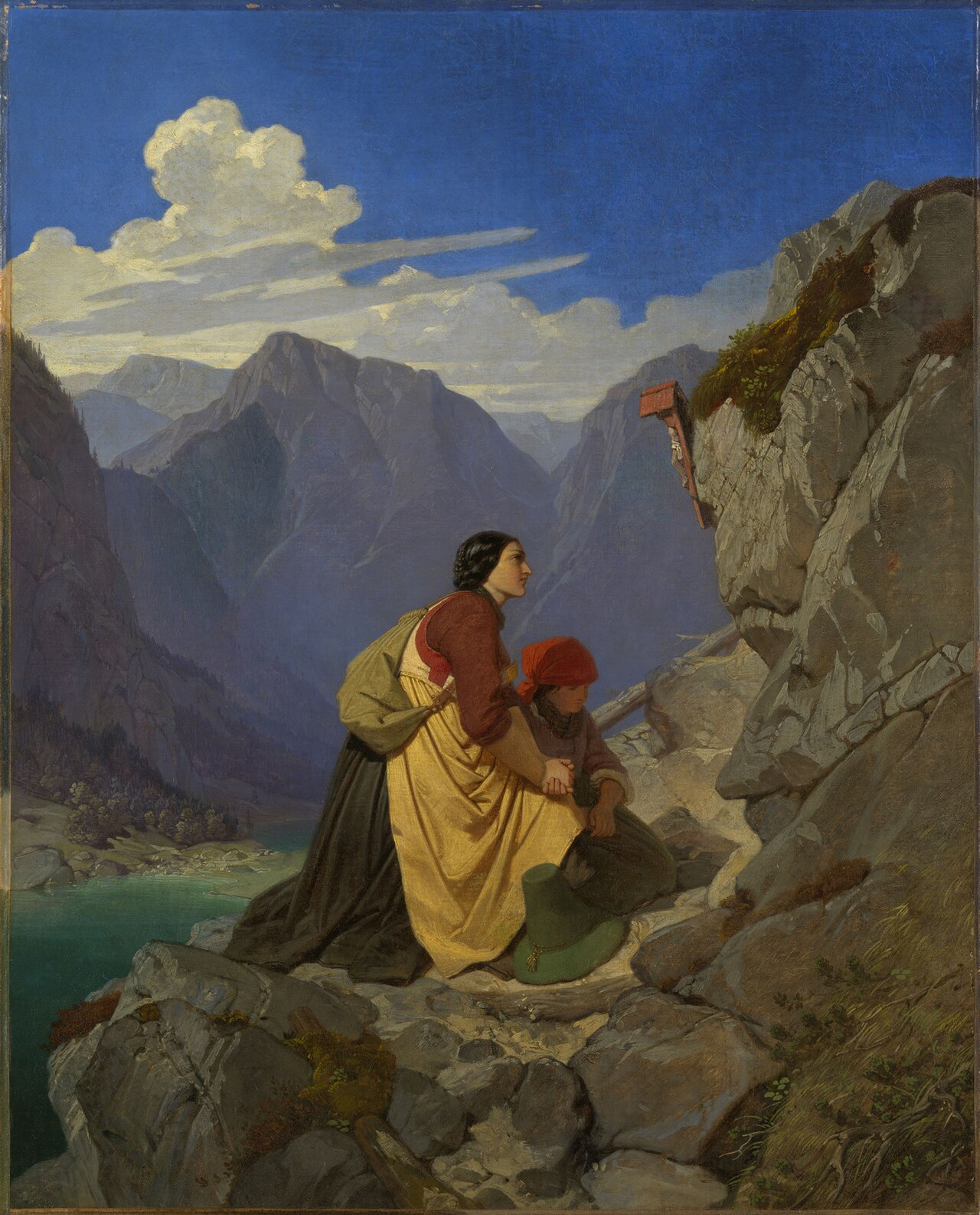 Tyrolese Woman and Child by Philipp Foltz