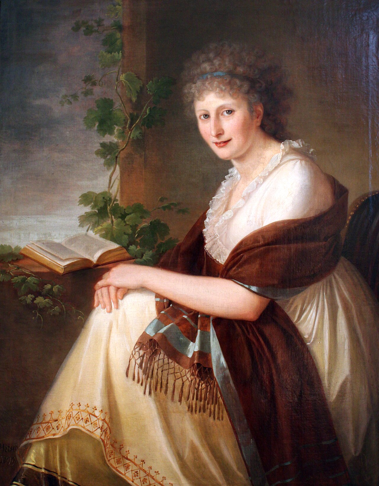 Portrait of Elisabeth Christiane by Philipp Friedrich von Hetsch