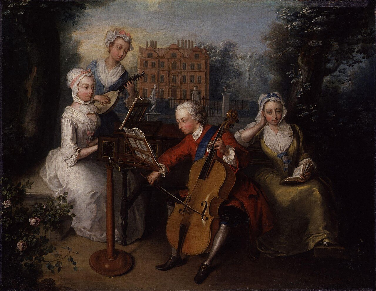 The Music Party by Philippe Mercier