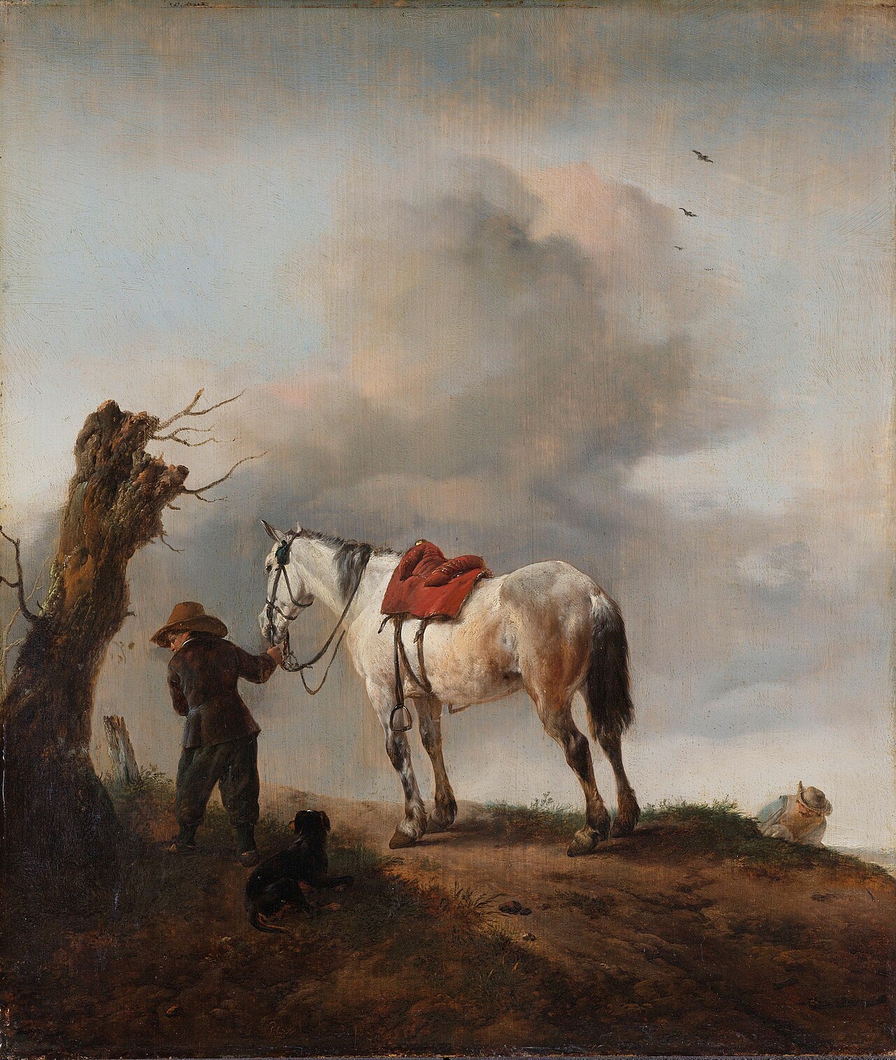 The Grey Horse by Philips Wouwerman