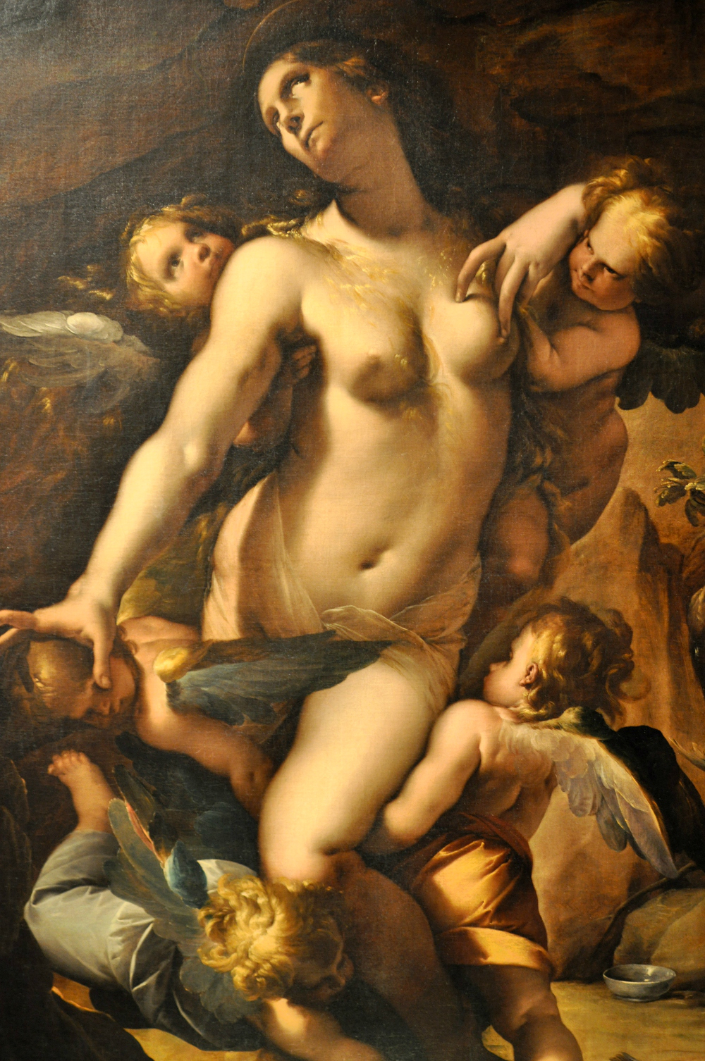 St. Mary Magdalene Carried up to Heaven by Angels by Pier Francesco Mazzucchelli