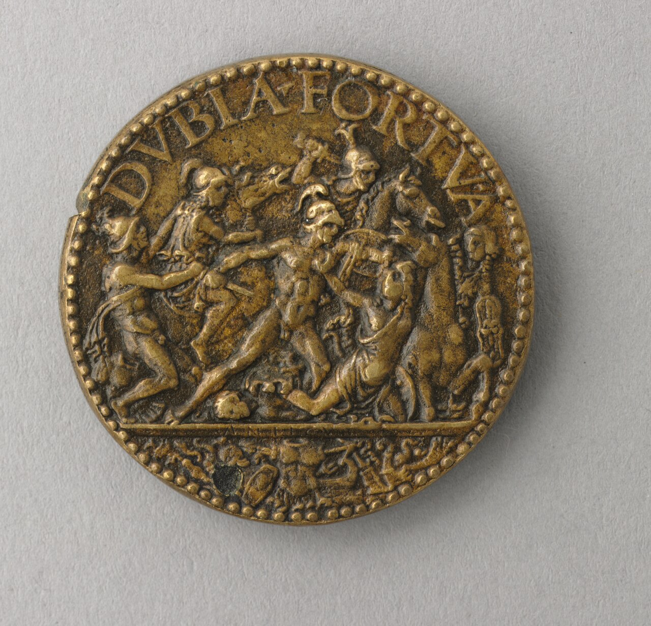 Dubia Fortuna (reverse) by Pier Jacopo Alari Bonacolsi