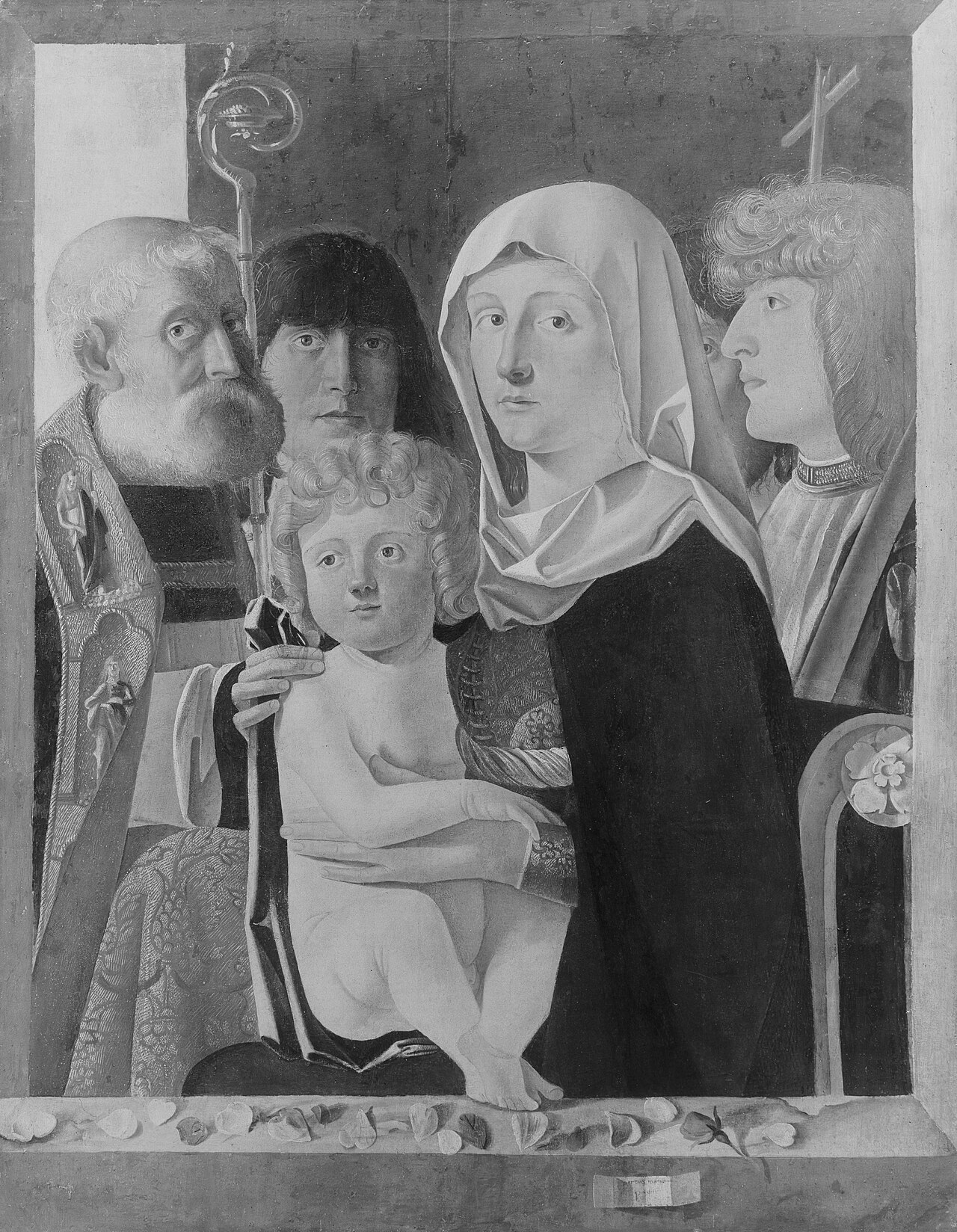 The Virgin and Child wiith four Saints by Pier Maria Pennacchi