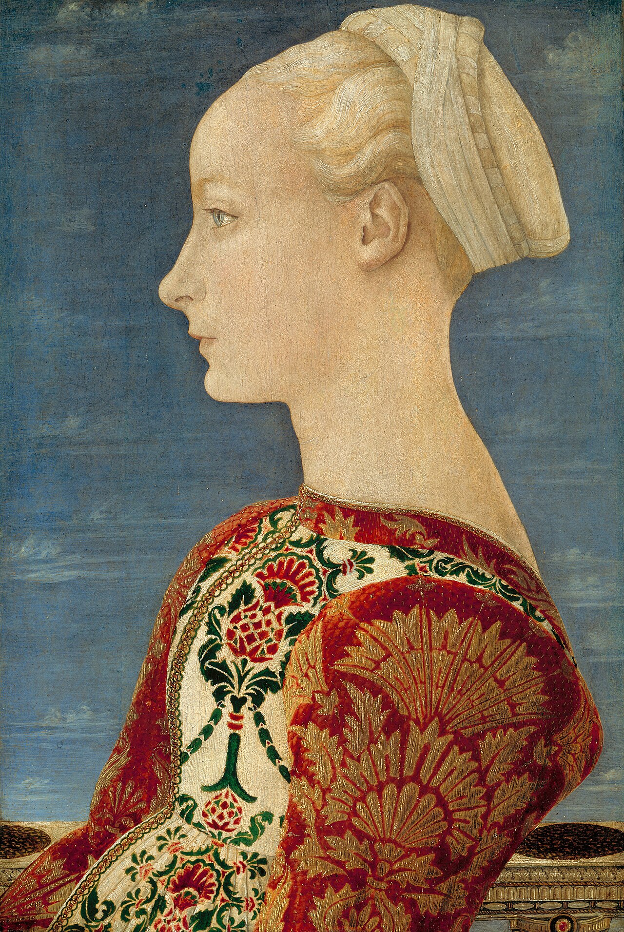 Profile Portrait of a Young Lady by Piero del Pollaiuolo